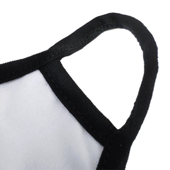 Men’s Black 6 Feet Back Mother F*cker Face Mask - Picture 4 of 8